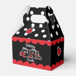 Favor Box Lady bug verjaardag Meisje Bedankdoosjes