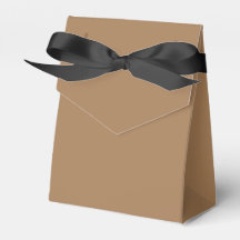Favor Box Tent Style Lichtbruin