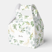 Favor Box waterverf blad Bedankdoosjes (Voorkant Zijde)