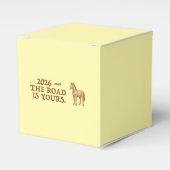 Favor Box with motivational text and horse Bedankdoosjes (Voorkant Zijde)