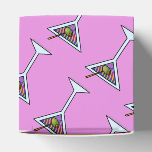 FAVOR BOXES - MARTINI-ONTWERP BEDANKDOOSJES (Bovenkant)