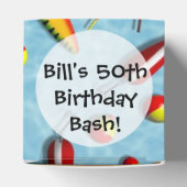 Favor/Cadeaubox - Gevist Bobs & Lures Bedankdoosjes (Bovenkant)