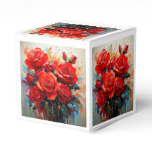 Favor doos - De Rode Rozen Kunstwerk