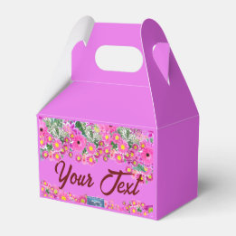 Favor Doos handvat (Roze Bloem Mix)RFPMDesigns2024 Bedankdoosjes