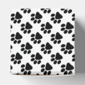 Favor/geschenkdoos - Puppy Paw Prints Bedankdoosjes (Bovenkant)