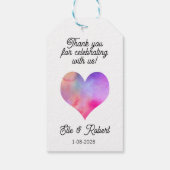 Favor Gift Label Cadeaulabel (Achterkant)