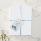 Favor Gift Label Octopus Cadeaulabel (Met Touw)