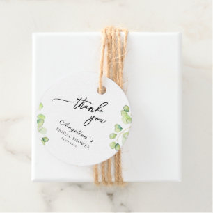 Favor-labels voor een bruidsfeest. bedankjes labels
