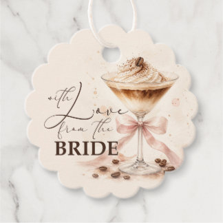 Favor 'Met Liefde van de Bruid' Espresso Martini Bedankjes Labels