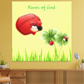 Favor of God Canvas Print "Ik ben er bedekt!!!"#2 (Insitu (Woonkamer))