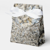 Favor party box, wollen bontpluis, 5 opties bedankdoosjes (Voorkant Zijde)