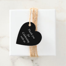Favor Tags Bedankt voor het vieren met ons