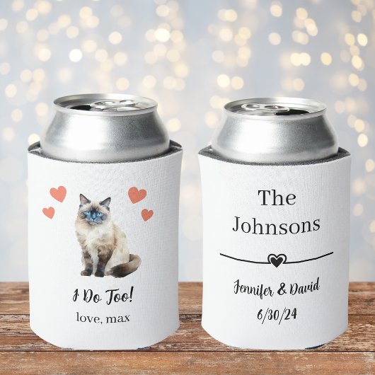 Favori de glacière de mariage pour chat Birman