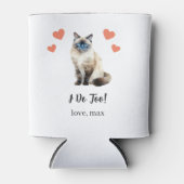 Favori de glacière de mariage pour chat Birman (Devant)