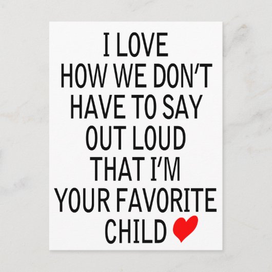 favoriet briefkaart (Voorkant)