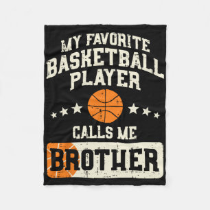 Favoriet Bysketbyll Speler Broer Familie Byller B Fleece Deken