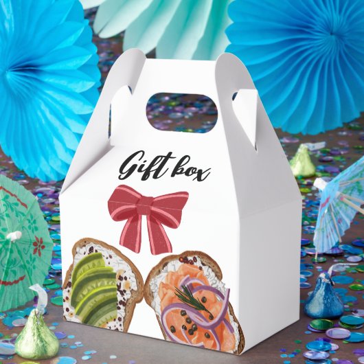 Favoriet Doos van broodje zoet. Bedankdoosjes (Feest)