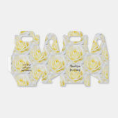 Favoriet dozen gele roos bedankdoosjes (Uitgevouwen)