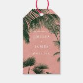 Favorietabels voor Palm Springs Cadeaulabel (Voorkant)