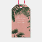 Favorietabels voor Palm Springs Cadeaulabel (Achterkant)