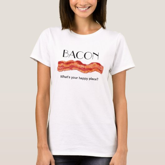 Favoriete bacon t-shirt (Voorkant)