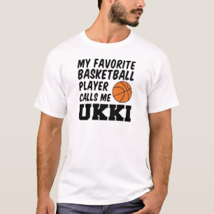Favoriete basketballer noemt me Ukki T-shirt