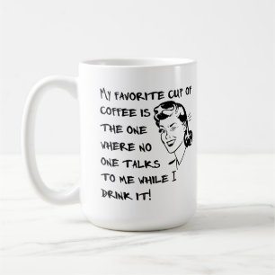 Favoriete beker Coffee Vrouw Funny Mug Koffiemok