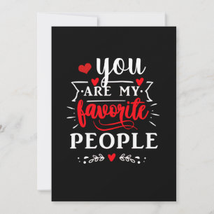 Favoriete beste vriend Valentijn Feestdagenkaart