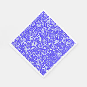 Favoriete bloemmotief, Periwinkle Blue, Servet