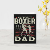 Favoriete boksers op Vaderdag noemen me papa Ameri Kaart (Gele Bloem)