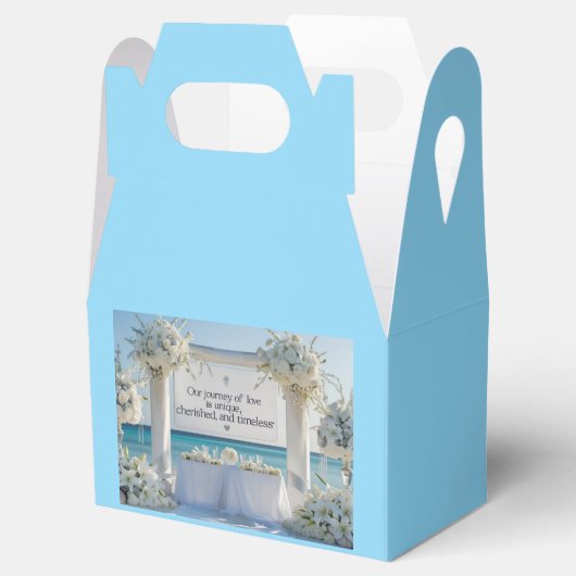 Favoriete Box-"Elegant Bruids Favoriet Box" Bedankdoosjes (Geopend)