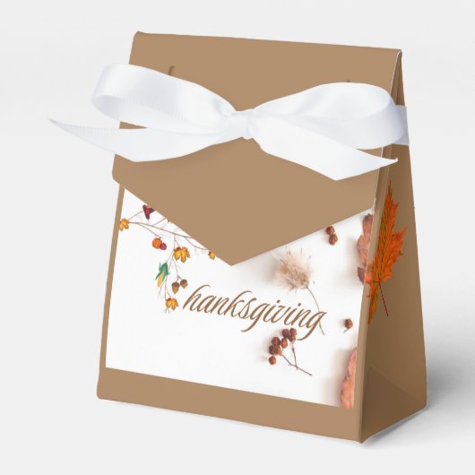 Favoriete Box Thanksgiving Design TENT Boxes Bedankdoosjes (Voorkant Zijde)