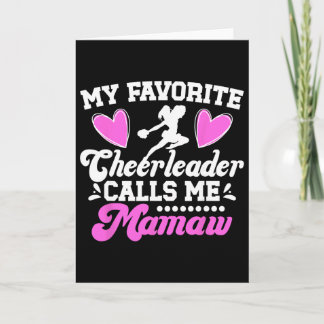 Favoriete Cheerleader Noemt Me Mamaw Cheer Mamaw O Kaart