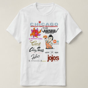 Favoriete Chicagoland Restaurants, v2. T-shirt
