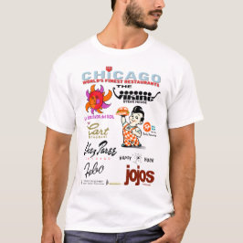 Favoriete Chicagoland Restaurants, v2. T-shirt