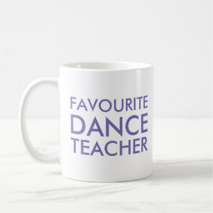 Favoriete Dance Teacher Gift Koffiemok