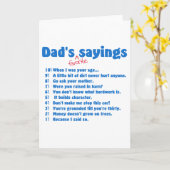 Favoriete de gezegdenkaarten van Dads Kaart (Gele Bloem)