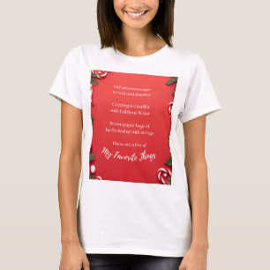 Favoriete dingen acupunctuur t-shirt