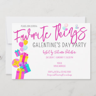 Favoriete dingen Galentine's Day Girls Night Out Kaart