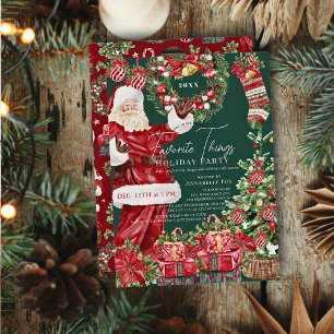 Favoriete dingen Kerstfeest Kaart