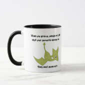 Favoriete dinosaur pterodactyl Funny Quote Mok (Links)