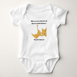 Favoriete dinosaurus met de pterodactyl romper