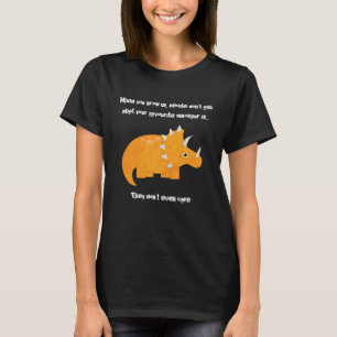Favoriete dinosaurus met de Triceratops T-shirt