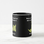 Favoriete dinosaurus Pterodactyl Funny Quote Mok (Midden)