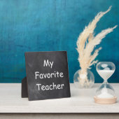 Favoriete docent-chalkboard-ontwerpcadeauidee fotoplaat (Insitu)