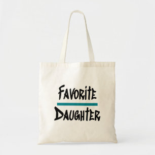 Favoriete dochter Cute Fun Novelty Tote Bag