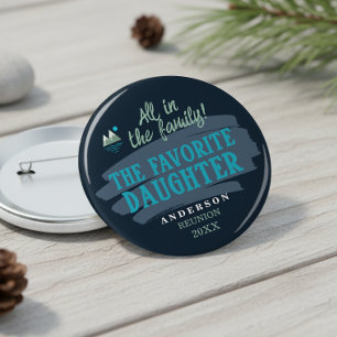 Favoriete dochter ID1317 Ronde Button 4,0 Cm