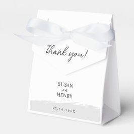 Favoriete doos voor bruiloft | Zwart-wit Bedankdoosjes