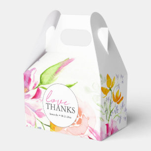 Favoriete Dozen Baby shower Waterverf Bloemen Bedankdoosjes