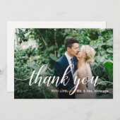 Favoriete fotobruiloft Hartelijk dank Bedankkaart (Voorkant / Achterkant)